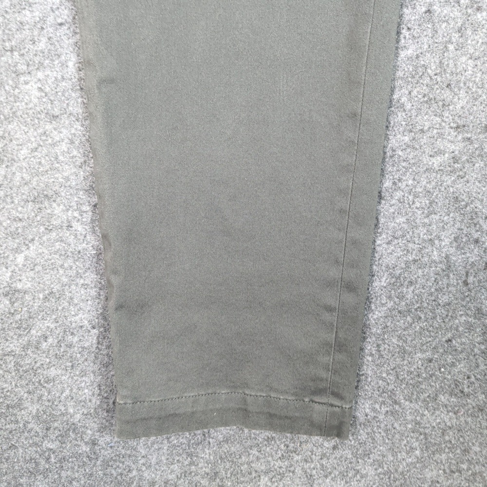 Banana Republic Slim Fit Chinos Mens 33x32 Olive Green Stretch Cotton Pants - Picture 3 of 16
